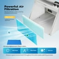 thumbnail image 5 of SPECSTAR Portable Airbrush Paint Spray Booth Kit with 3 LED Lights, Paint and Spray Gun Racks, Turn Table and Filter Hose Airbrush Booth for Painting Model Craft Model Craft, 5 of 7