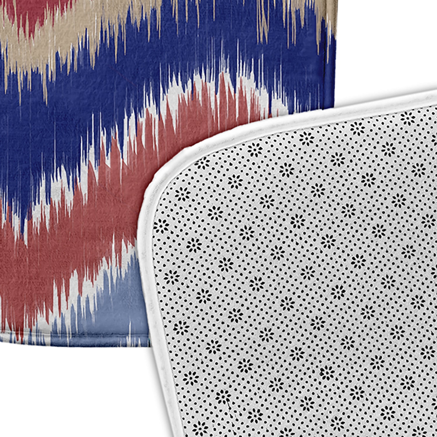 Simply Daisy Chevron Rug Pet Feeding Mat for Dogs and Cats