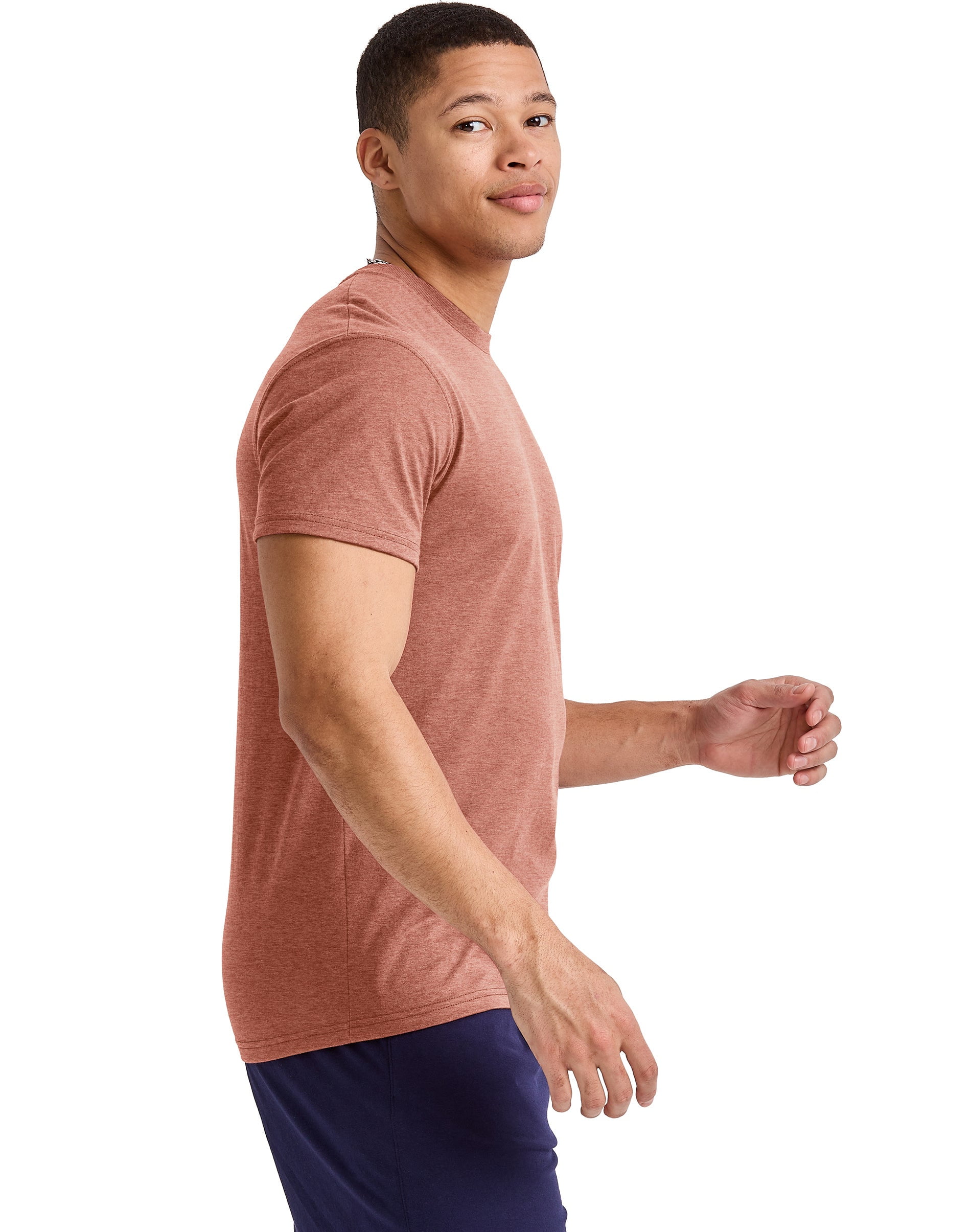 Hanes Originals Men's T-Shirt Short Sleeve Tri-Blend Crewneck Modern Fit