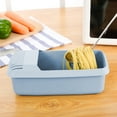 thumbnail image 5 of Microwave Pasta and Vegetable Cooker Steamer Spaghetti Server with Strainer Pasta Cooker with Strainer Draining Noodle Cooker Noodle Cooking Box Tool Kitchen Accessories, 5 of 6