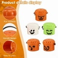 thumbnail image 5 of Pumpkin Mini Bucket Miniature Halloween Buckets with Removable Lid and Working Handle Mini Trick (5pcs), 5 of 9