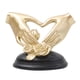 thumbnail image 1 of Estatuas de resina de mano , figuritas de gestos de mano, adorno de decoración Corazón, 1 of 9