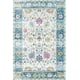 thumbnail image 1 of Tapete Decorativo Jovita Turquoise 160 x 230 cm Saffron Looms, 1 of 5