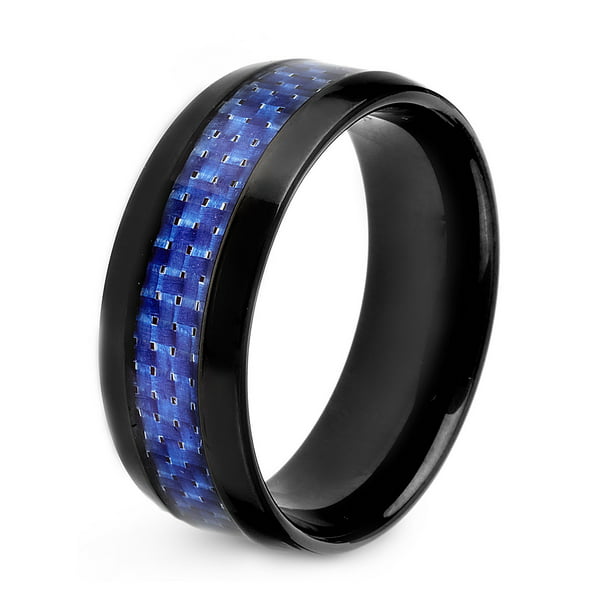 Coastal Jewelry - Coastal Jewelry Black Plated Stainless Steel Blue ...