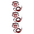 thumbnail image 3 of Methold Arnés para mascotas Correas extraíbles de servicio pesado ajustables Actividad al aire libre Caminar Correa para el pecho Accesorios rojo L 3piezas, 3 of 6