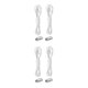 thumbnail image 4 of Advancent 1 par de cordones elásticos sin atar, cordones semicirculares para zapatos para niños y adultos, cordones para zapatillas de deporte, cordones Blanco 2piezas Advancent CBP025430, 4 of 6