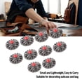 thumbnail image 3 of Button Screw Set, Decorative Buttons Small Lightweight 10 Sets Versatile Usage  for Fabric Decoration, 3 of 7