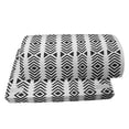thumbnail image 4 of Abstract Foot Rest, Grunge Style Monochrome Geometric Motifs in Vertical Direction, Non-Slip Backing Adjustable Ergonomic Memory Foam Leg Support for Office, Off White and Charcoal Grey, by Ambesonne, 4 of 5