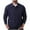 Navy, variant on XWSHYW Mens Coats Mens High Density Knitted Sweater Shirt Collar Long Sleeve Sweater Jacket Cardigan