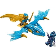 LEGO NINJAGO Nya’s Rising Dragon Strike Toy, Ninja Action Figure Playset with Nya Minifigure, Building Ninja Battle Set for Kids, Gift Idea for Boys and Girls Ages 6 Years Old and Up, 71802