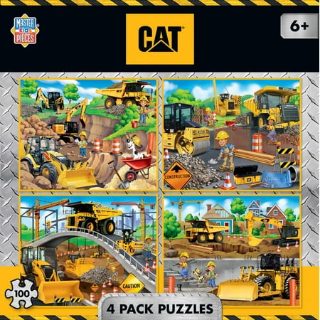 MasterPieces Kids Puzzle Set - Caterpillar 4-Pack 100 Piece Jigsaw Puzzles