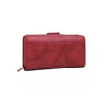 thumbnail image 4 of Julia Buxton Women's Heiress Checkbook Wallet Leather, Red, 4 of 4