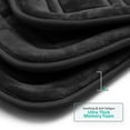 Clara Clark Bathroom Rugs, Velvet Memory Foam Bath Mat, Ultra Soft Non