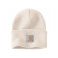 thumbnail image 1 of Gorro Carhartt de punto con puños, color blanco invernal, para hombre, 1 of 6