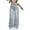 Light Gray, variant on vigerkar Wide Leg Jeans for Women Mid Waist Baggy Stitch Decor Denim Washed Pants (Pink, S)