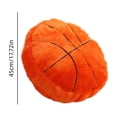 thumbnail image 3 of Soft Filled Soccer Plush Pillow for Sports Themed Decor and ren's Play - Educational Toy with Realistic Design, Durable and Machine Washable, 3 of 5
