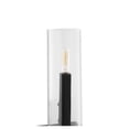 thumbnail image 2 of Harbin 1 - Light Textured Black Black Contemporary / Modern Glass Wall Sconce, 2 of 2