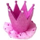 thumbnail image 1 of Sombrero de cumpleaños de 12,5 x 7,5 cm para niñas, regalo de fiesta, diadema para decoración de fiestas. Rosa roja, 1 of 6