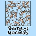 thumbnail image 2 of Men's Barrel of Monkeys Hanging Around Portrait Graphic T-Shirt, 2 of 4