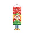 thumbnail image 1 of Amzcrzy Decoración navideña,Árbol de Navidad,Luces navideñas Letrero navideño colgante para puerta, decoración de 43 x 16 pulgadas, adorno de pared con personaje caprichoso para puerta principal, por, 1 of 6
