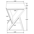 thumbnail image 7 of Lily Solid Reclaimed Wood Accent Side Table Natural, 7 of 7