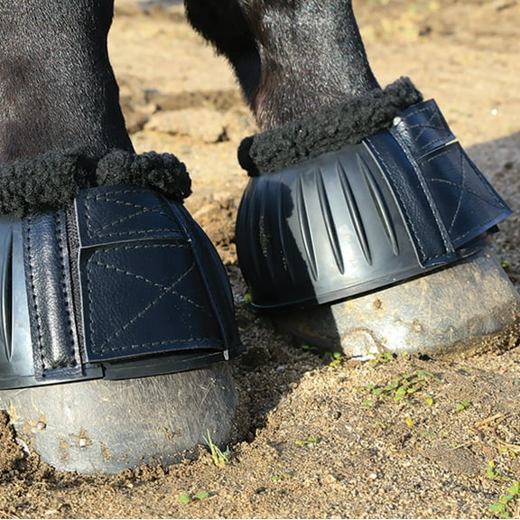 Professionals Choice Fleece Lined Open Bell Boot Black XL