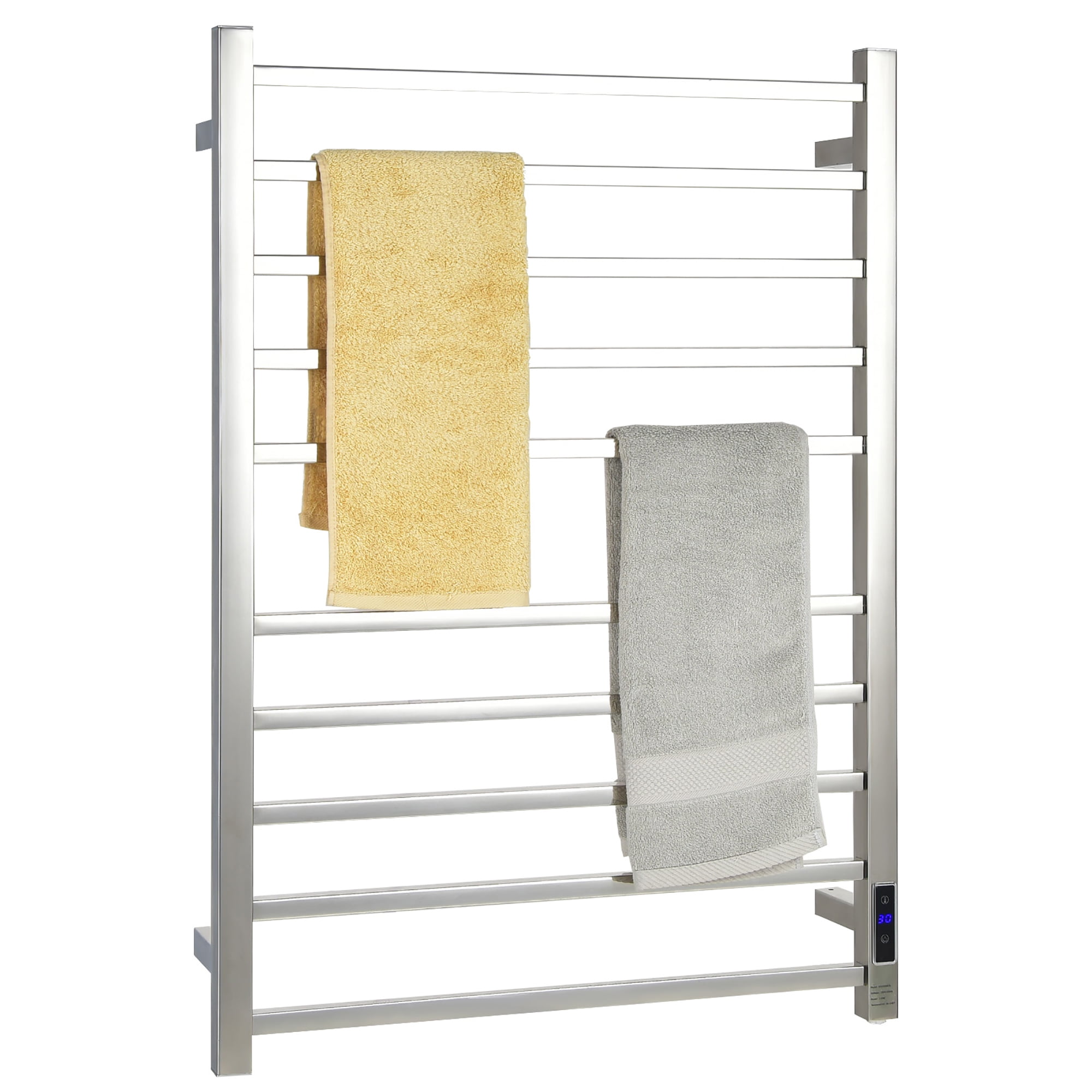 Heated towel rail with built in timer hotsell