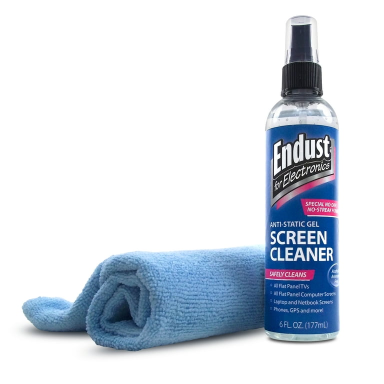 LCD/Plasma Cleaning Gel Spray, 6 oz, Pump Spray Bottle with Microfiber Cloth LCD/Plasma Cleaning Gel Spray, 6 oz, Pump Spray Bottle with Microfiber Cloth
