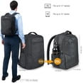 thumbnail image 2 of Mochila EVERKI Studio expandible 15" para MacBook 26L, color negro, 2 of 6