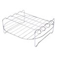 thumbnail image 2 of Estbridge Fryer Double Layer Shelf Skewer Rack Fryer Accessory Halogen Oven Meat Steak Rack Stainless Steel Barbecue Rack Grill Skewers All Brands, 2 of 5