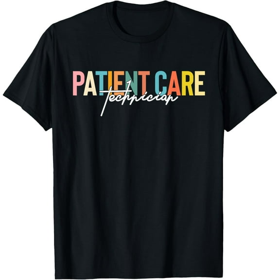 t-shirt Patient Care Technician PCT Week Funny Medical Assistants T-ShirtMen and women can wear, black T-shirts, gifts. Age: M,L,XL 2XL, 3XL, 4XL