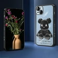thumbnail image 6 of SOATUTO Cool Bear Shockproof Clear Phone Case Cover 3D Bear Luxury For iPhone 13 6.1 inch - Black, 6 of 6