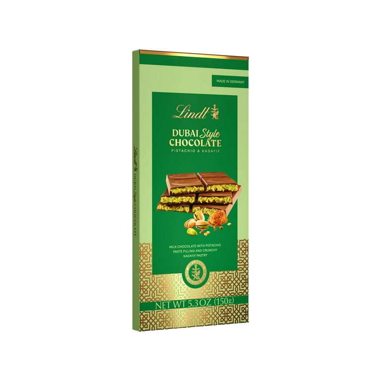 Lindt Dubai Style Milk Chocolate Candy with Pistachio