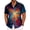 Colored Cross 1, variant on Yopmin Mens Hawaiian Shirt Colorful Cross Fashion Button Down Christian Church Shirt for Beach Vacation