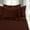 Chocolate Brown, variant on Mocassi Egyptian Quality Wrinkle Resistant Microfiber Stripe 6-Piece Bed Sheet Set, Queen, Chocolate Brown