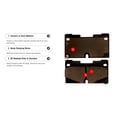 thumbnail image 3 of Raybestos, MGD868CH, R-Line Ceramic Brake Pad Set, Rear, Fit for Mitsubishi Models, 3 of 7
