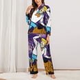 thumbnail image 3 of Lsque Scooby-Doo Pattern Long Sleeve Pajama Set for Women - Soft 2-Piece Sleepwear and Loungewear Set with Pockets, Comfy Nightwear, 3 of 8