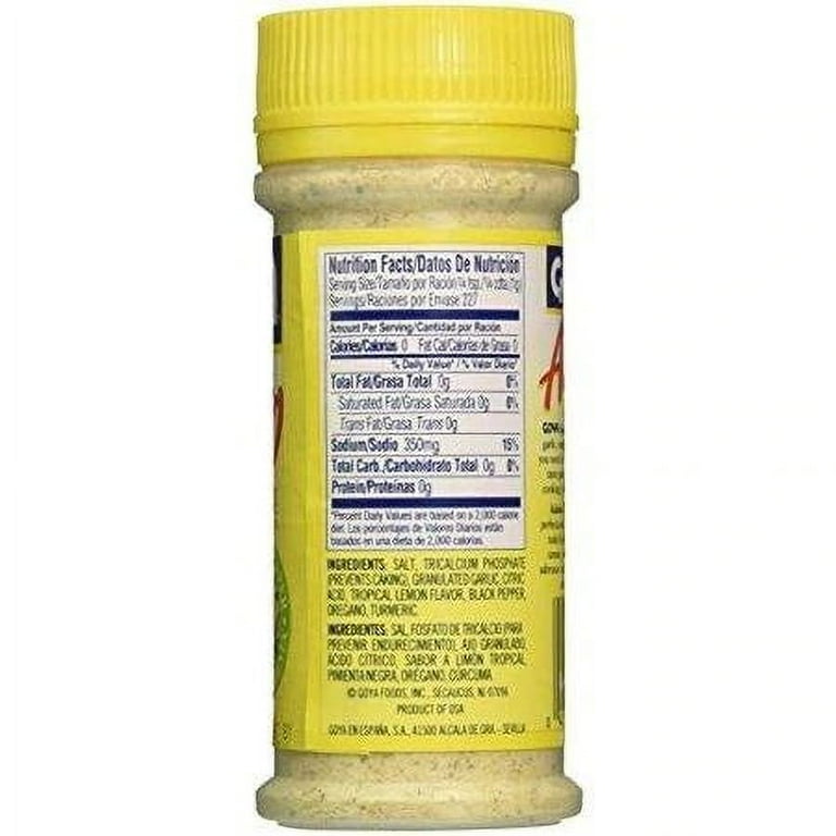Goya adobo seasoning ingredients online