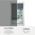 thumbnail image 4 of Versailles - Cordless Roman Shade, Caesar Collection, Room Darkening Fabric, 48" x 72", Dark Grey, 4 of 10