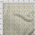 thumbnail image 3 of oneOone Georgette Viscose Yellow Fabric Floral Fabric For Sewing Printed Craft Fabric By The Yard 42 Inch Wide, 3 of 4