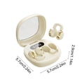 thumbnail image 3 of Clip On Open Ear Headphones Wireless Earbuds,LED Digital Display Charging Case,Long Battery Life Bluetooth Headphones,Comfortable All Day Wearing Headset,Stereo Sound Quality Sports Earphones, 3 of 6