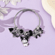 thumbnail image 4 of Pulsera De Plata Ajustable de dibujos animados Xtellar Negro 6 Cm 6 Cm, 4 of 4
