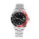 thumbnail image 1 of Winner Men's Automatic Mechanical Wristwatch Stainless Steel Strap Red and Black, 1 of 4