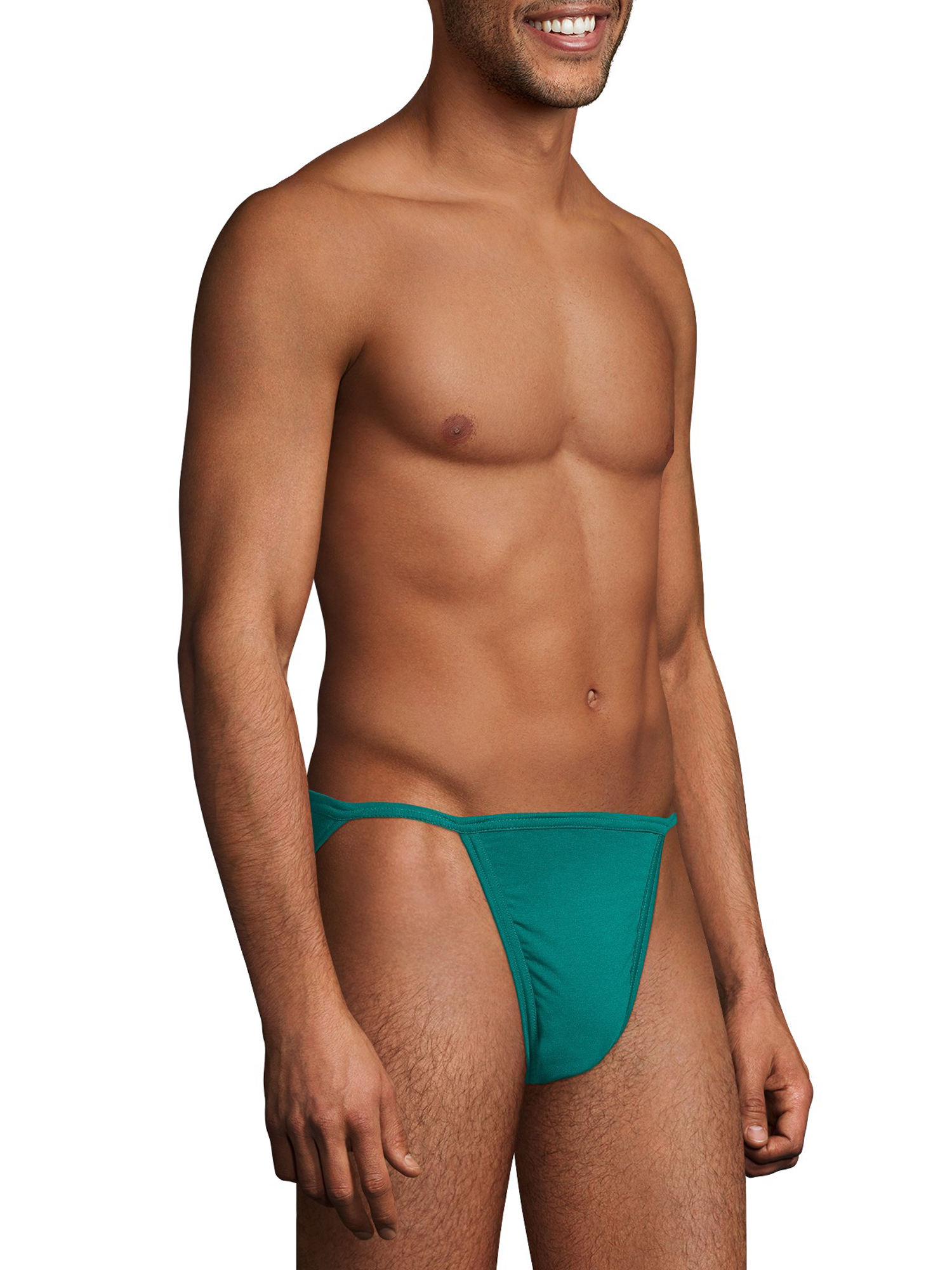 Hanes Men's Comfort Flex Fit Ultra Soft Cotton Stretch String Bikinis, 6 Pack - image 4 of 7
