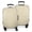 Beige Celestial Pattern, variant on Black White Star Moon Planet Comet Pattern Luggage Cover Fashion Suitcase Cover Baggage Covers Fit 25-28 Inch Luggage (Go Travel)