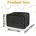 thumbnail image 2 of 2 Slice Bread Machine Cover, Universal Size Toaster Dust-proof Cover For Kitchen Small Appliance Dust and Fingerprint Protection, 2 of 7