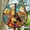 Abstract Guitar Musical, variant on Stained Glass Window Hanging, Big Wave Sun Suncatcher Diamond Glass Panel Hangings Abstract Sun Catchers Decor for Birthday for Women, Men, Wife, Aunt, and Mom, Stained Glass