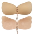 thumbnail image 2 of Sujetador para vestido de novia, sujetador adhesivo push up, sujetador adhesivo push up, sujetador sin tirantes de primera línea, 2 of 9