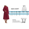 thumbnail image 5 of MOSHU Premium Robes for Women Super Soft Cozy Fleece Womens Robe Plush Long Bathrobe with Pockets, 5 of 8