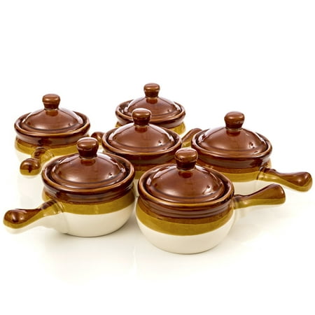 Set of 4 Gibson 15oz. Handled Ceramic Glazed French Onion Soup Bowls ... Set of 4 Gibson 15oz. Handled Ceramic Glazed French Onion Soup Bowls ...